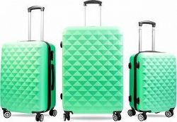 Aga Travel Súprava cestovných kufrov MR4655 Tyrkysová