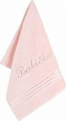 BELLATEX s.r.o. Froté uterák 50 × 100 Linie L/719 ružový s výšivkou Babička