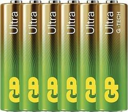 GP Alkalická batéria Ultra AA (LR6), 6 ks