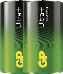 GP Alkalická batéria Ultra Plus D (LR20), 2 ks
