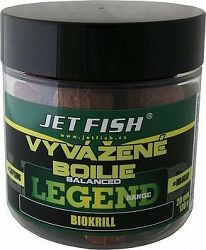 Jet Fish Vyvážené boilies Legend, Biokrill 20 mm 130 g