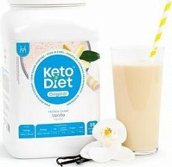 KetoDiet Proteinový nápoj – vanilkový (35 porcií)