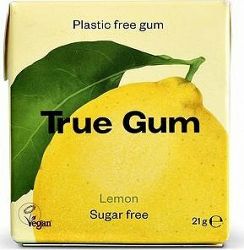 TRUE GUM žvýkačky bez cukru 21g s příchutí citronu