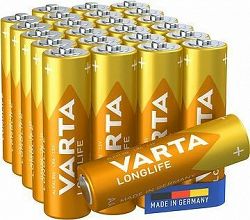 VARTA alkalická batéria Longlife AA 24 ks