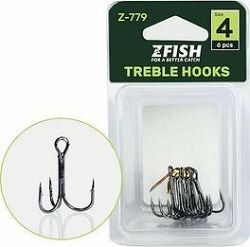 Zfish Treble Hooks Z-779 Veľkosť 1 6 ks