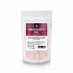 Allnature Himalájska Soľ ružová hrubá 250 g