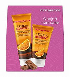 Dermacol Aroma Moment krémový sprchový gél 250 ml + Belgian Chocolate harmonizujúci telový peeling 150 ml