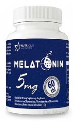 Nutrcius Melatonín 5 mg 60 tabliet