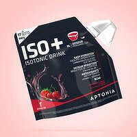 APTONIA Izotonický nápoj v prášku ISO+ jahoda-čerešňa 650 g