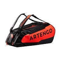 ARTENGO Tenisová taška 930 L čierno-oranžová 9R ČERVENÁ