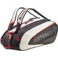 ARTENGO Tenisová taška L 960 čierno-bielo-červená 12R BIELA