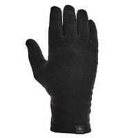 FORCLAZ Spodné rukavice Trek 100 z recyklovaného polyesteru na horskú turistiku čierne ČIERNA M/L
