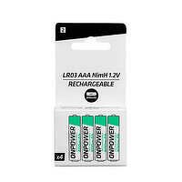 FORCLAZ Súprava 4 nabíjateľných batérií AAA NimH 800 mAh