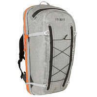 ITIWIT Vodotesný batoh na paddleboard rozkladací IPX7 120/40 l sivý