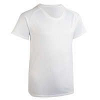KALENJI Detské tričko na atletiku prispôsobiteľné biele BIELA 8 ROKOV