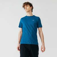 KALENJI Pánske bežecké tričko Dry priedušné modré MODRÁ M