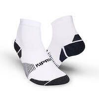KIPRUN Ekologicky navrhnuté bežecké ponožky Run900 Mid tenké biele BIELA 39/40