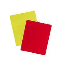 KIPSTA Súprava rozhodcovských kariet žlto-červená