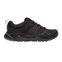 NEWFEEL Dámska obuv HW 100 na športovú chôdzu čierno-ružová ČIERNA 36