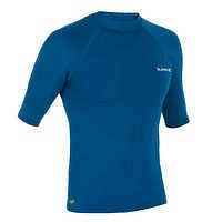 OLAIAN Pánske tričko Top 100 proti UV žiareniu s krátkym rukávom na surf modré MODRÁ XL
