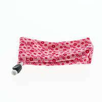 QUECHUA Textilné puzdro na detské slnečné okuliare Case 140 ružové RUŽOVÁ