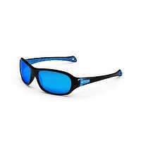 QUECHUA Turistické slnečné okuliare MH T500 pre deti (6-10 rokov) kategória 4 modré ČIERNA