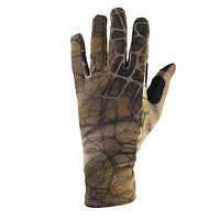 SOLOGNAC Hrejivé poľovnícke rukavice 500 s maskovaním Furtiv KHAKI XS/S