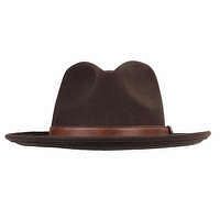SOLOGNAC Poľovnícky plstený klobúk hnedý GAŠTANOVÁ 60cm