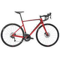 VAN RYSEL Cestný bicykel EDR CF Ultegra kotúčové brzdy červený M