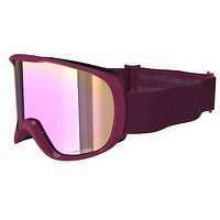 WEDZE Dámske a dievčenské okuliare na lyže/snowboard G 500 do pekného počasia fialové FIALOVÁ L
