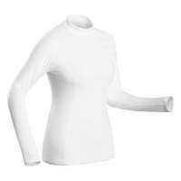 WEDZE Dámske lyžiarske spodné tričko 500 biele BIELA M