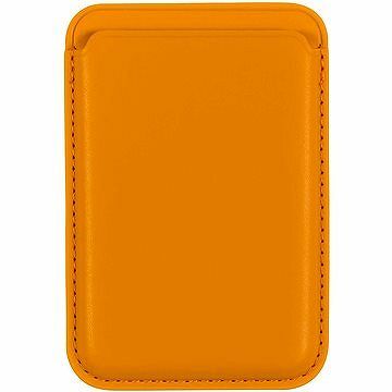 AlzaGuard PU Leather Card Wallet Compatible with Magsafe žlutá