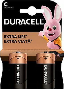 Duracell Basic alkalická batéria 2 ks (C)