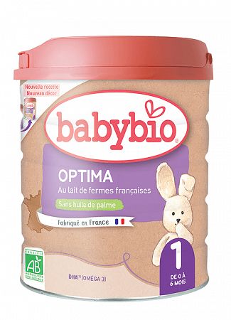BABYBIO OPTIMA 1 dojčenské bio mlieko (800 g)