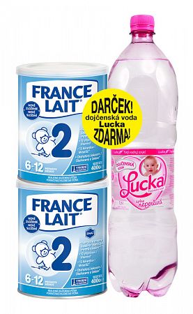 France Lait MLIEKO 2 mliečna výživa 2 x 400 g