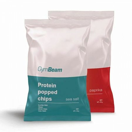 Gymbeam proteinové chipsy paprika 40 g