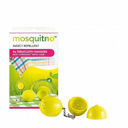 MosquitNo Závažia na obrus uvoľňujúce citronelovú vôňu 4 ks